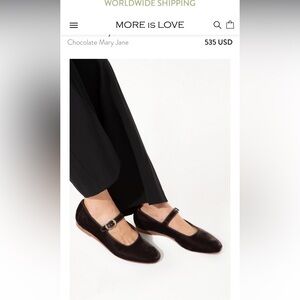 Le Monde Beryl Mary Jane Ballet Flats Eur 40 women